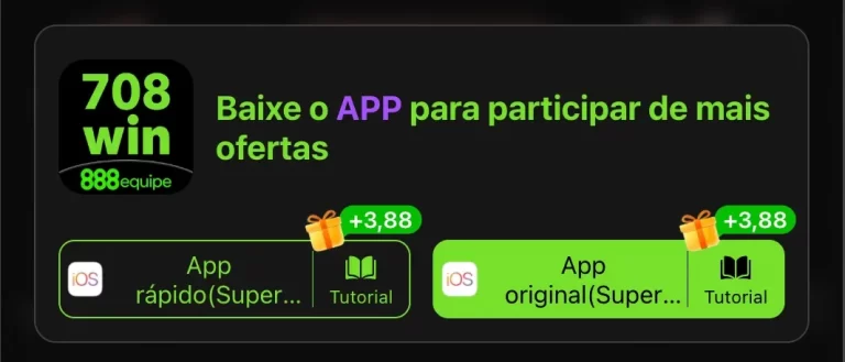 Promoções ativas da 708win para jogadores brasileiros
